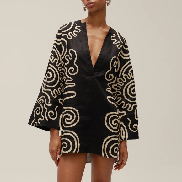 Cala De La Cruz linen Siena dress - Picture 2 of 7